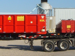 Ace Roll Off Trailer Sliding Suspension Side View