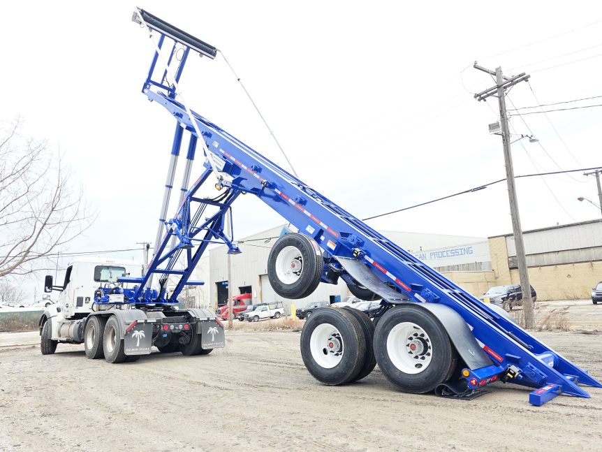 ACE Frameless Roll Off Trailer used by Mills